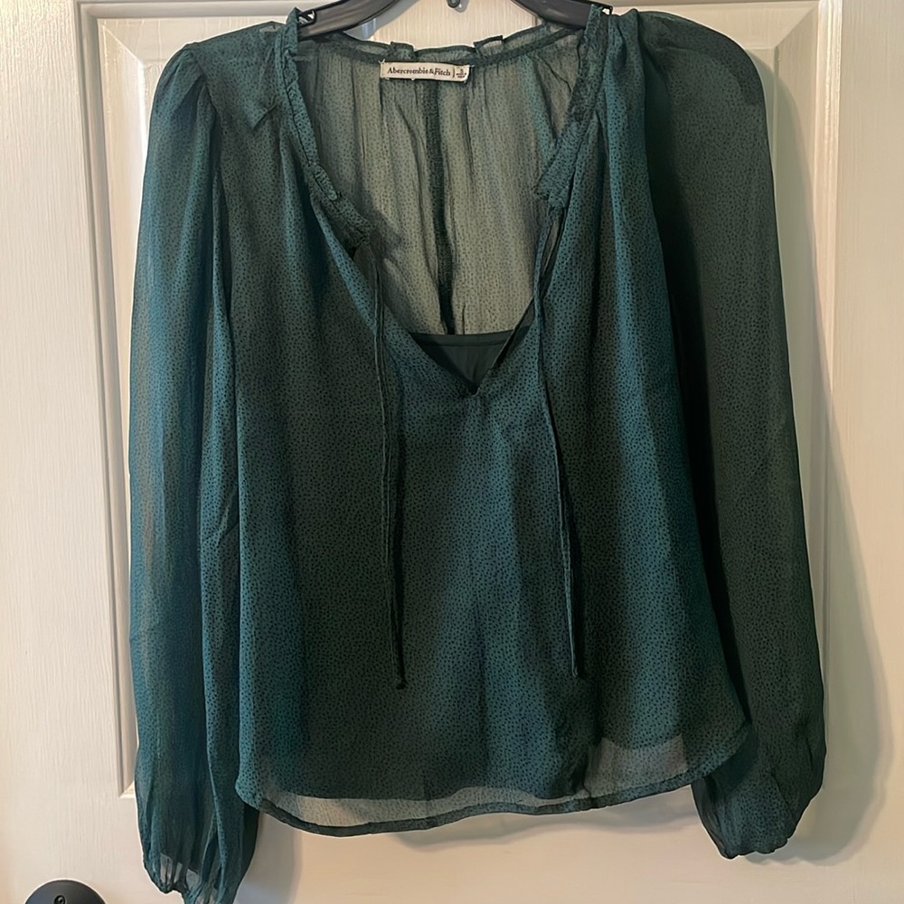 Abercrombie & Fitch green top